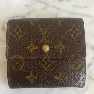 Louis Vuitton Monogram Portefeiulle Elise Trifold Wallet